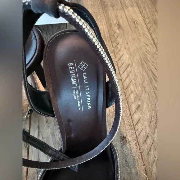 Call it Spring Galaa Rhinestone High Heels, size 7.5. - Picture 10 of 14